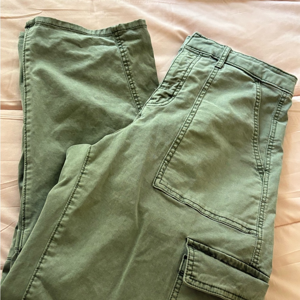 GAP Green Cargo Pants with Utility Design